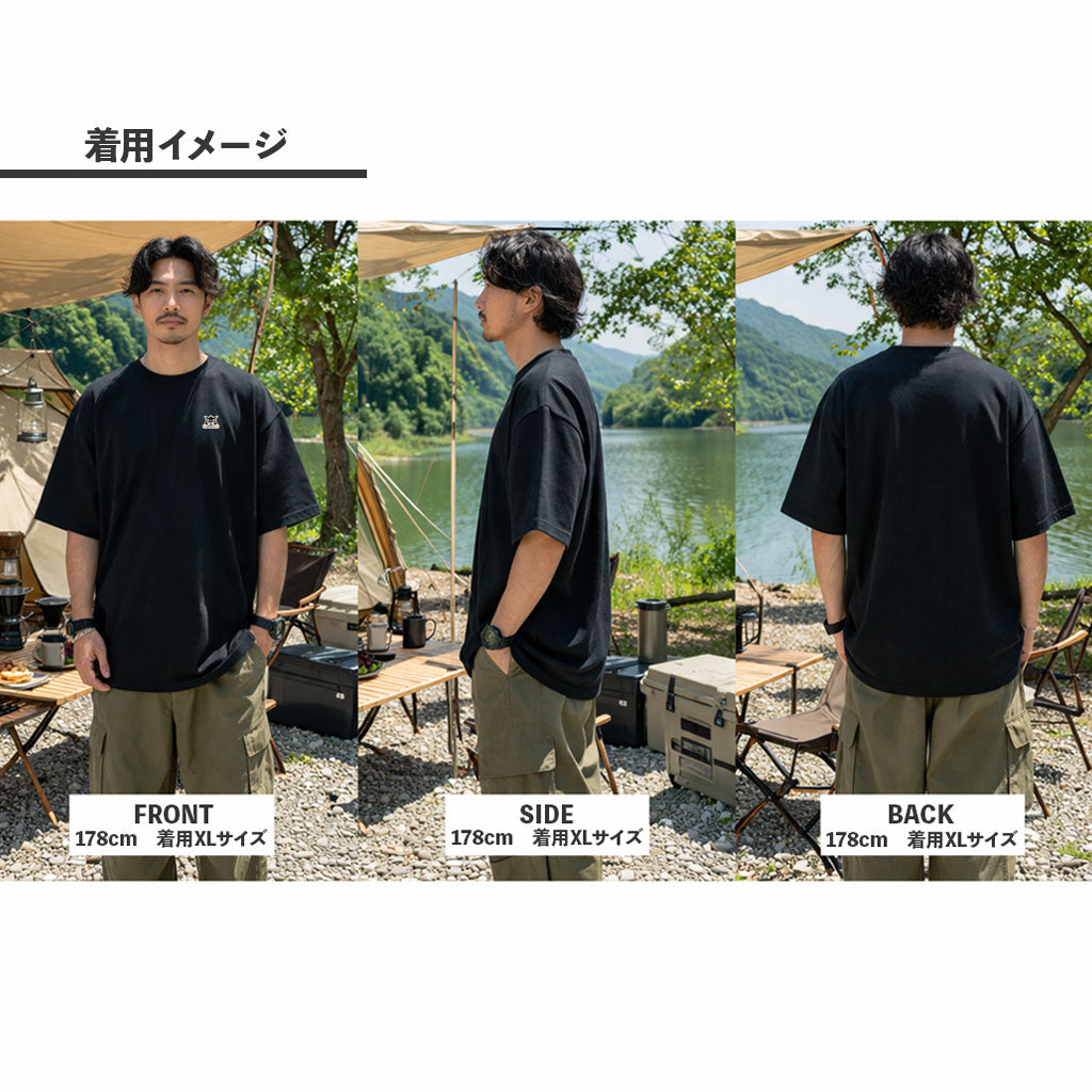 スーパーヘビーウェイト Tシャツ ビッグシルエット | 9.1oz カスタムプリント対応 | x azuroy x