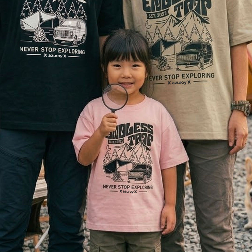 x azuroy xオリジナル クルーネックTシャツ (キッズサイズ)